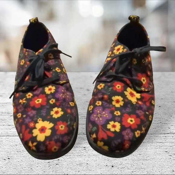 Dr Martens Korey Floral Canvas Shoe Size 5L 4M Unisex - Picture 10 of 15